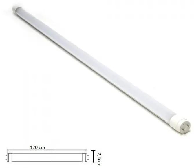 Tubo LED T8 120cm 20W serie Professional (alimentazione Bilaterale) - High CRI Colore  Bianco Caldo 2.700K