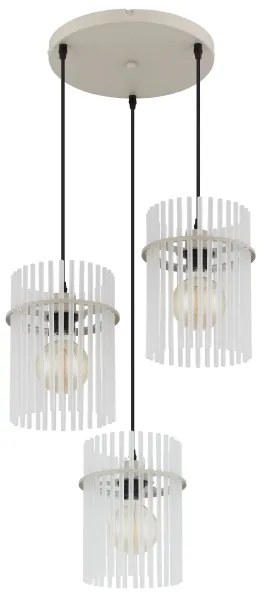 Globo 15698-3HRB - Lampadario sospeso con cavo GORLEY 3xE27/60W/230V