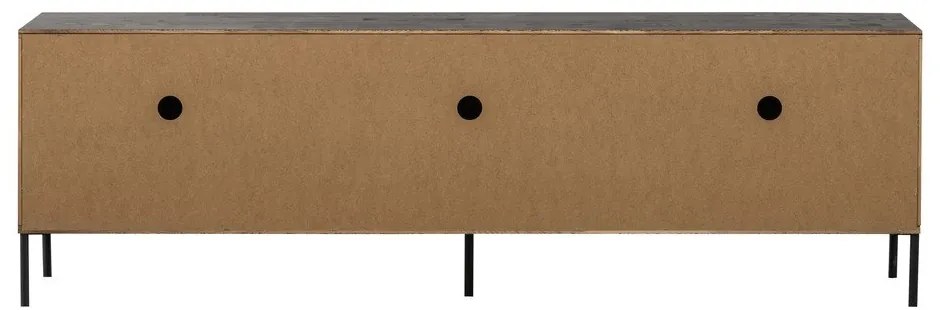 Mobile TV marrone in pino massiccio 180x56x46 cm Bono – WOOOD