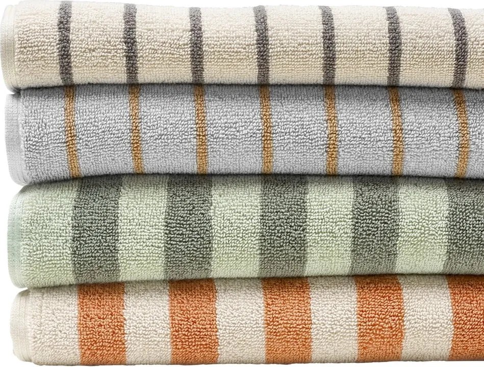 Asciugamano tipo terry arancione/beige in cotone organico 70x140 cm Arto – Blomus