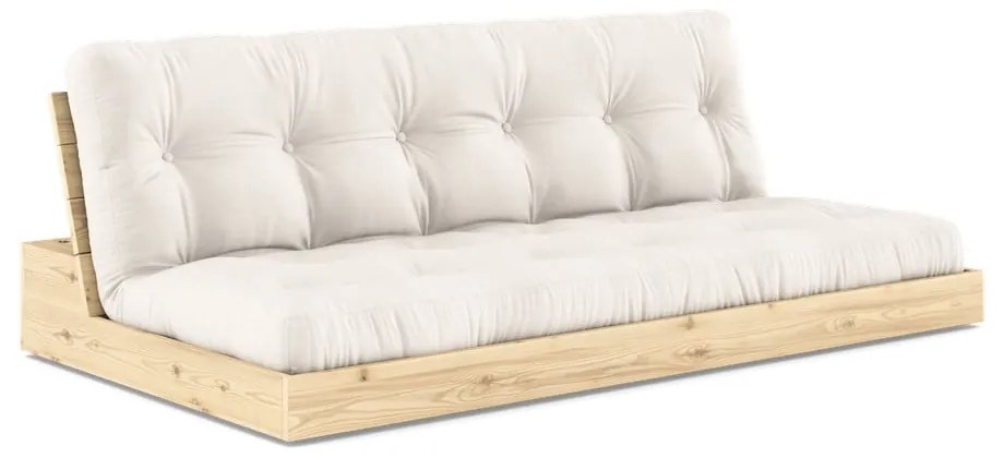 Divano letto crema 196 cm Base - Karup Design