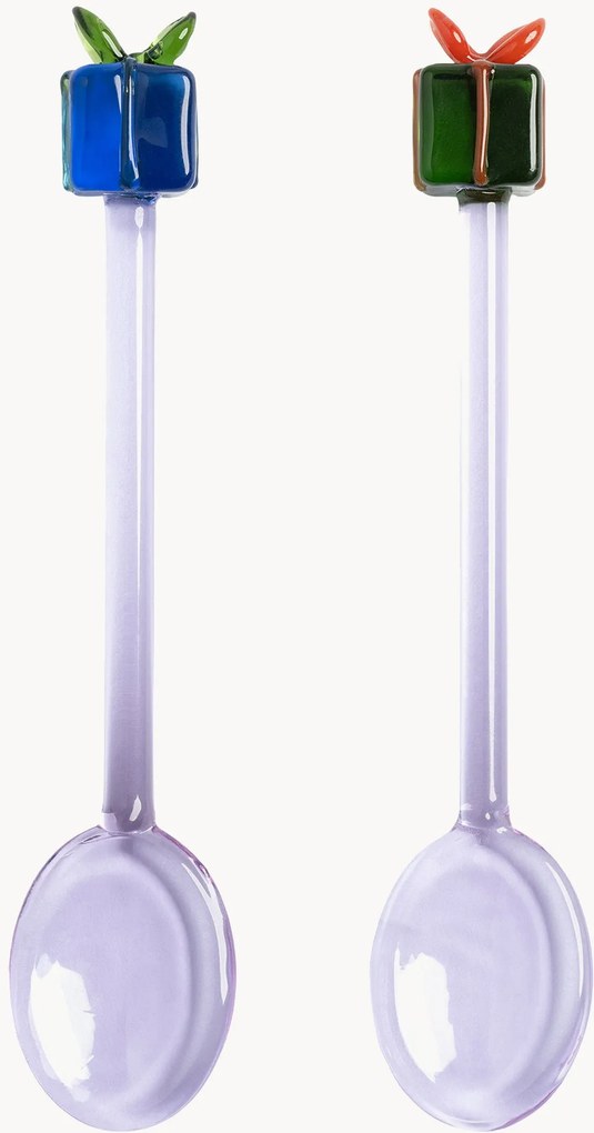 Set di 2 cucchiai fatti a mano Gift