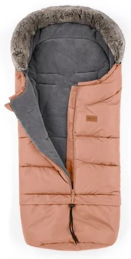 PETITE&amp;MARS - SET Coprigambe per bambini 4in1 ARCTIC + stroller mano muffs Pastel Peach