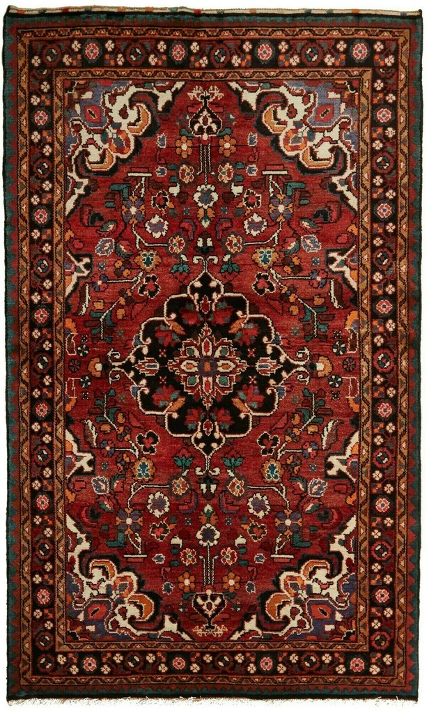 Hamedan Tappeto 200x130 (Iran) Annodato A Mano