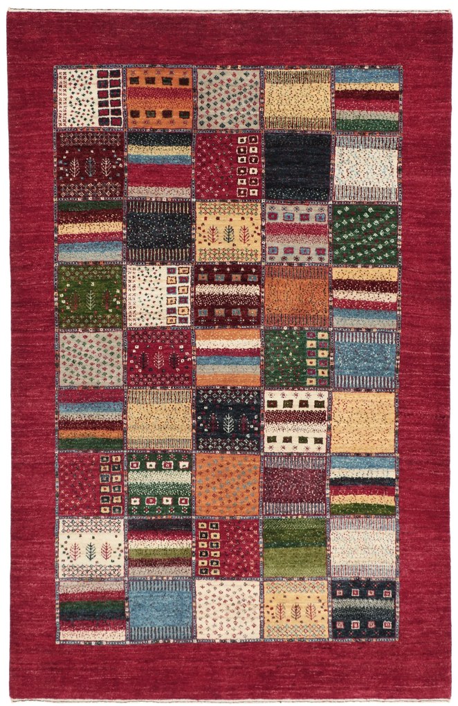 Loribaft Tappeto 120 x 190 (Indian) Annodato A Mano