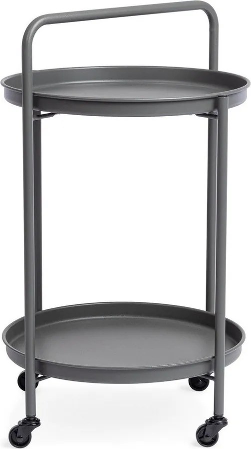 Tavolino da servizio in acciaio ø 44,5 cm Austin – Bizzotto