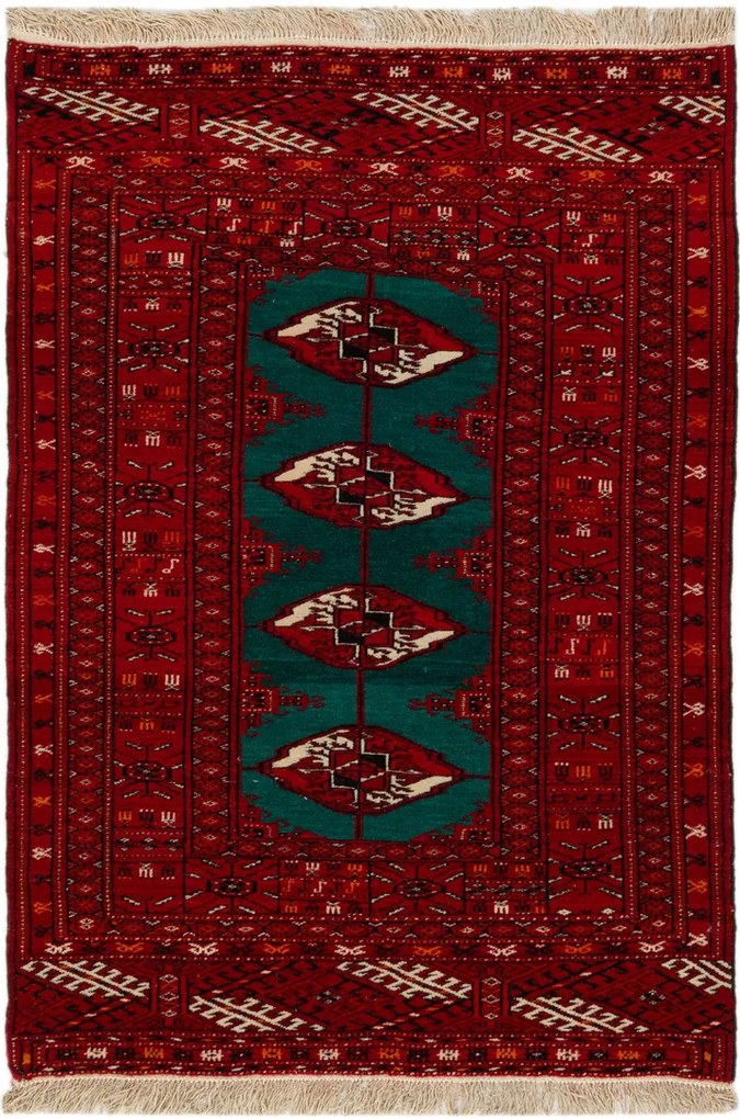 Turkmen Tappeto persiano 80x120 (Iran) Annodato A Mano