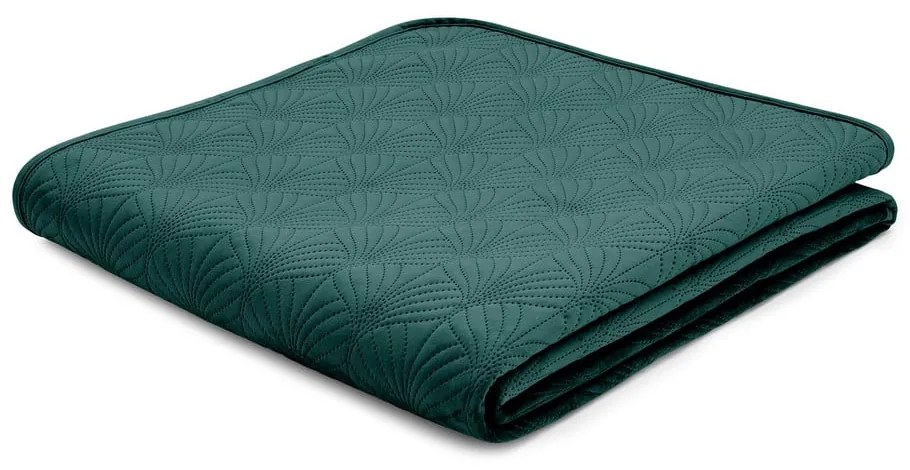 Copriletto trapuntato verde 220x230 cm Art Deco Pearl - Catherine Lansfield