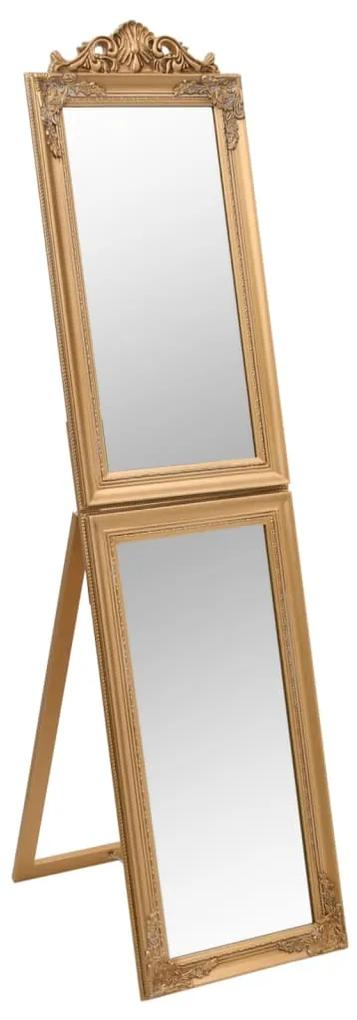 Specchio Autoportante Dorato 50x200 cm