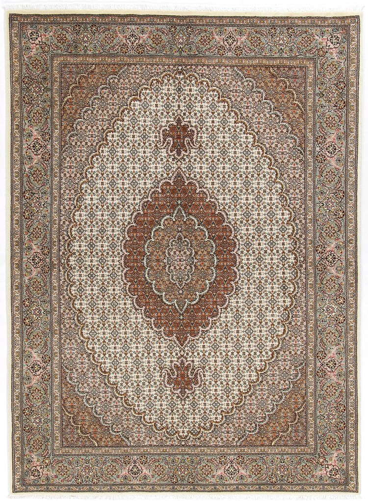 Tabriz Tappeto 150x210 (Iran) Annodato A Mano