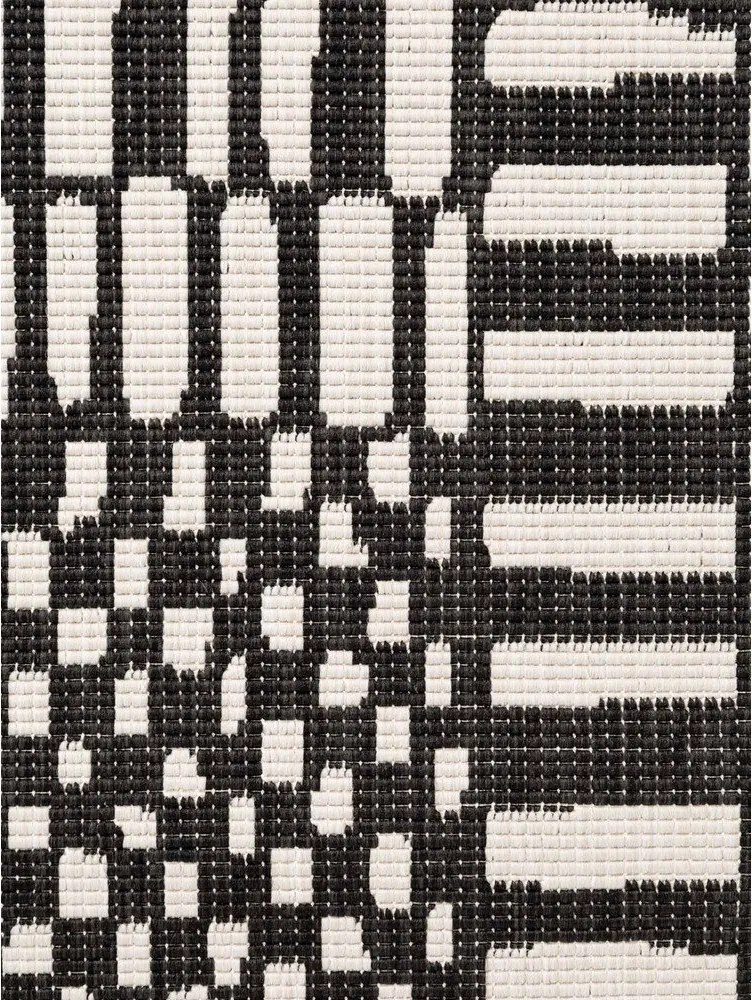 Tappeto da interno/esterno nero/color crema 120x170 cm Haringey Barkham – Ted Baker