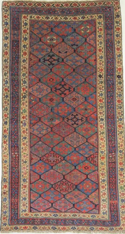 Tappeto orientale 140 x 250 Blu (Russia) Annodato A Mano