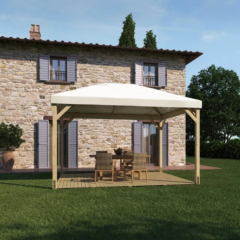 Pavimento 3.14 x 4.14 m  per gazebo L 314 x P 414x H 3.5 cm