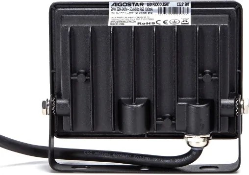 Aigostar - LED RGBW Proiettore LED/20W/230V IP65 + telecomando
