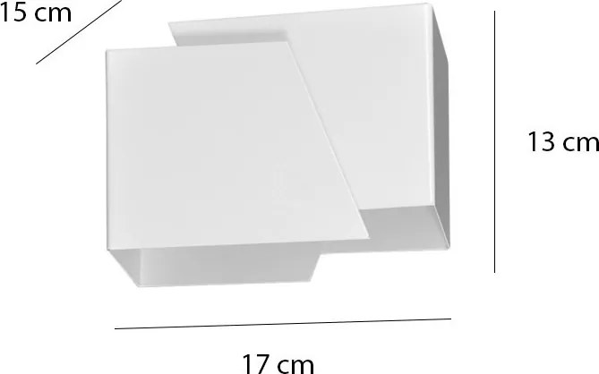 Applique FROST da parete Bianco o Nero