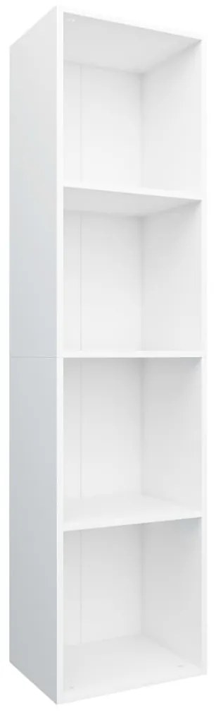 Libreria / mobile tv bianco 36x30x143 cm in legno multistrato