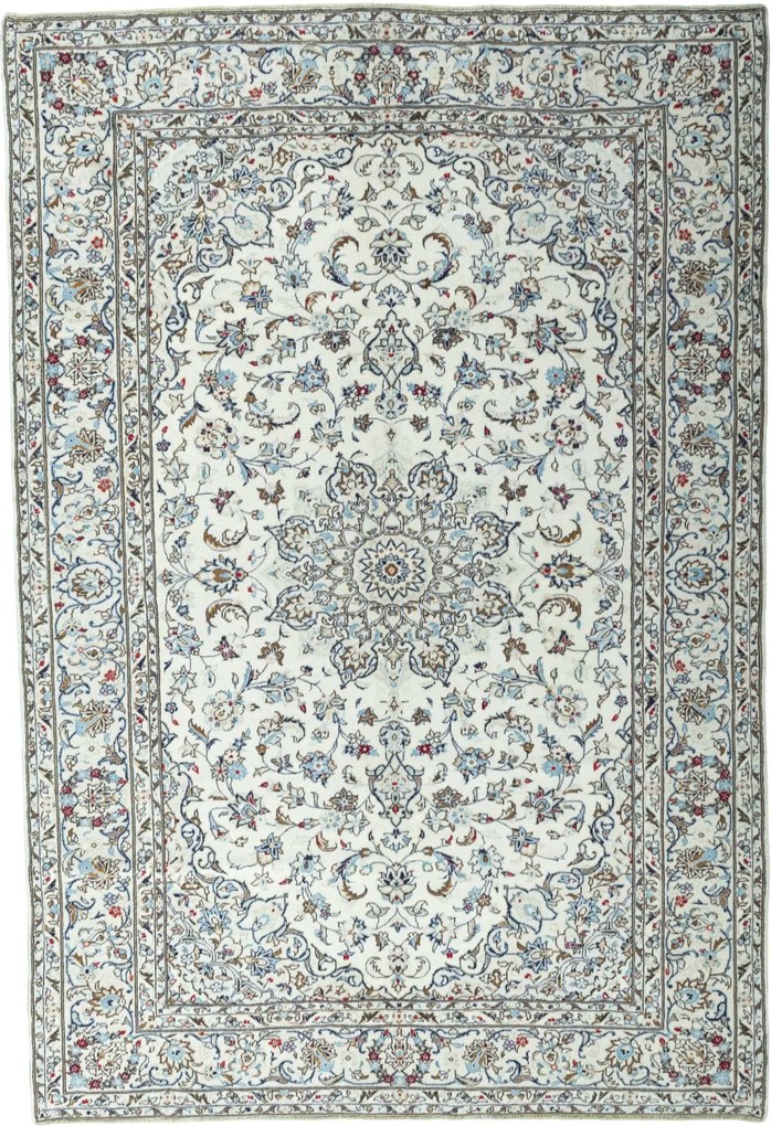Kashan Tappeto persiano 200x300 Beige (Iran) Annodato A Mano