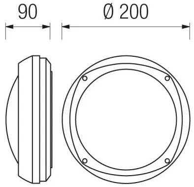 Lem Ø20Cm Con Diffusore In Vetro 60W E27