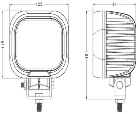 Faretto LED per auto OSRAM LED/90W/10-30V IP68 5700K