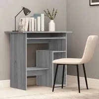 Scrivania Grigio Sonoma 80x45x74 cm in Legno Multistrato 815478