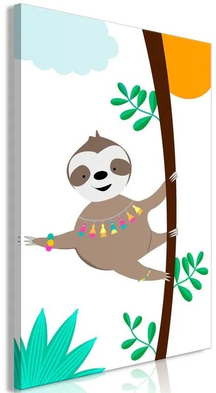 Quadro  Happy Sloth (1 Part) Vertical  Larghezza x Altezza Home decor 40x60