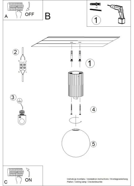 Sollux SL.1708 - Plafoniera da bagno HALO 1xG9/8W/230V IP44 bianco