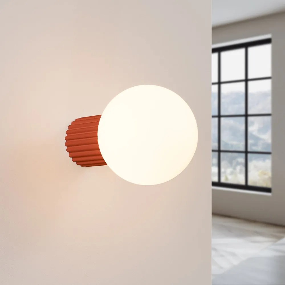 Lampada da parete arancione ø 12 cm Orbital – Sollux