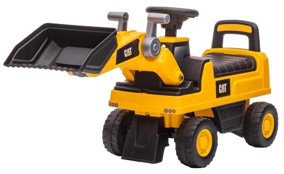 Bici a spinta caricatore CAT 2xAA giallo/nero