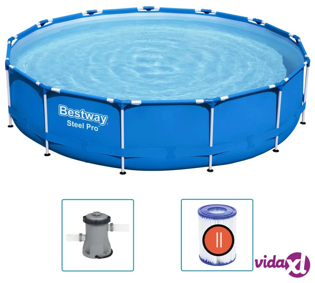 Bestway Steel Pro Telaio Piscina 396x84 cm