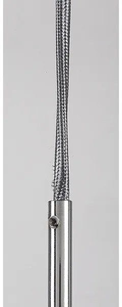 Rabalux 72046 - Lampadario a sospensione con filo KALEVI 1xGU10/50W/230V limpido/cromo
