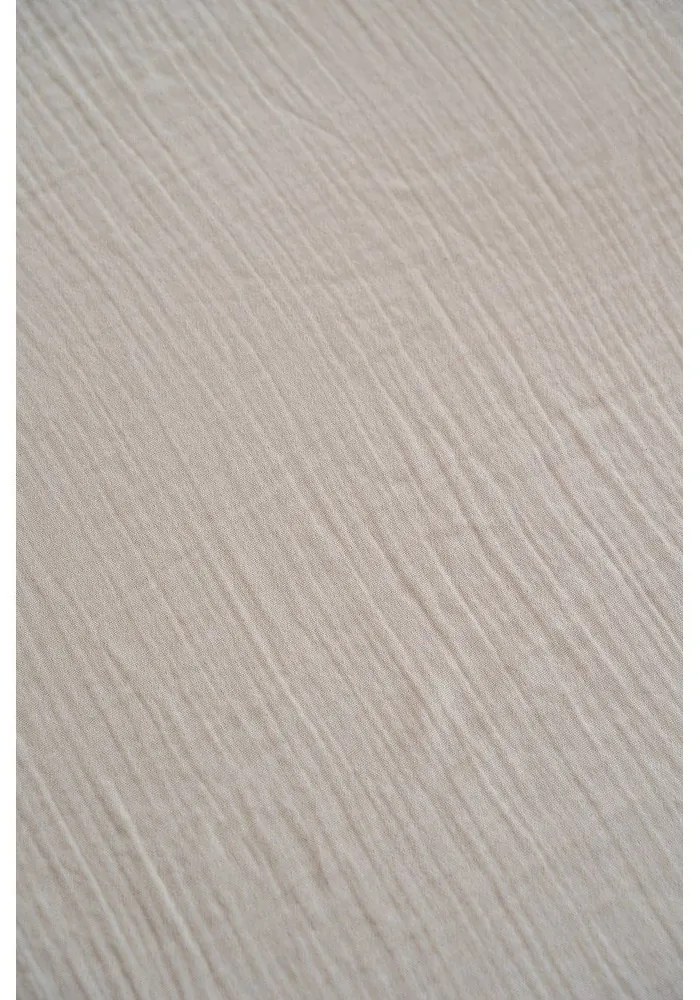 Lenzuolo con angoli per bambini beige in mussola per culla 60x120 cm Burumcuk – Mijolnir