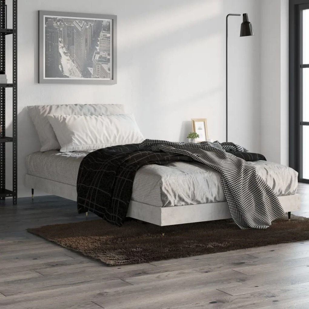 Giroletto Grigio Cemento 90x200 Cm İn Legno Multistrato /