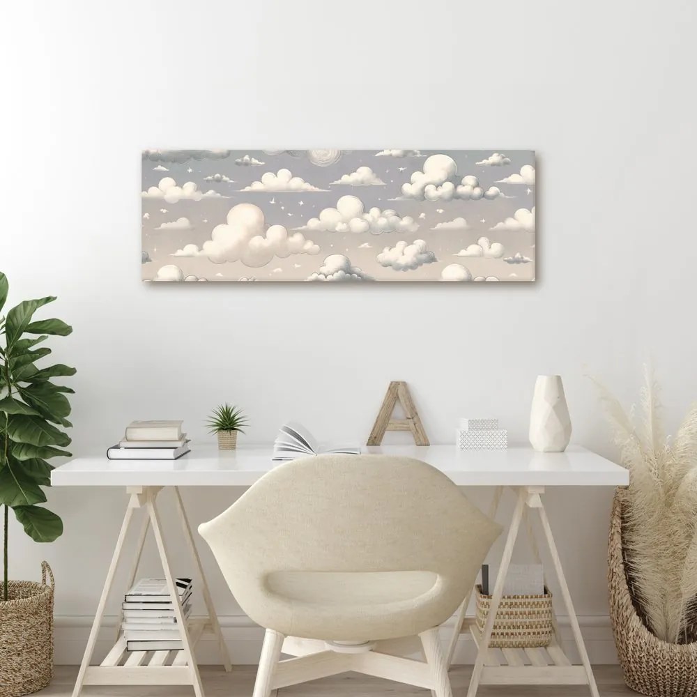 Quadro su tela – Cielo pieno di nuvole