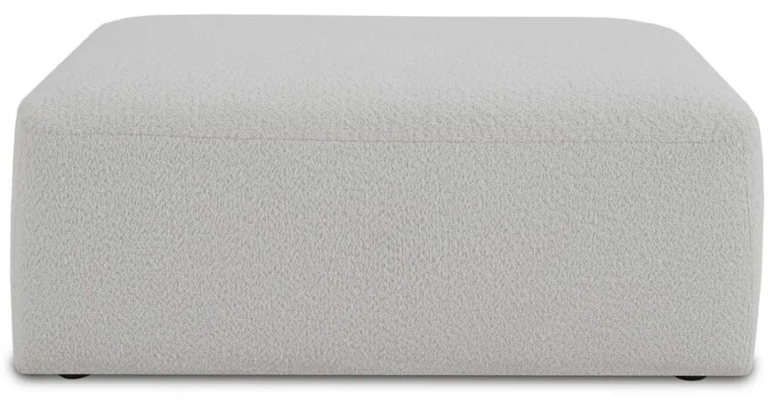 Modulo divano bianco in tessuto bouclé Roxy - Scandic