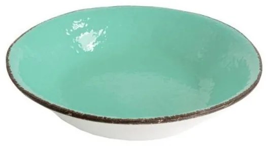 Insalatiera cm 26 in Ceramica - Colore Verde Acqua Tiffany - Preta