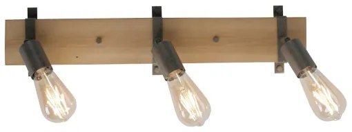 Leuchten Direkt 13473-79 - Luce Spot da parete SLAT 3xE27/40W/230V