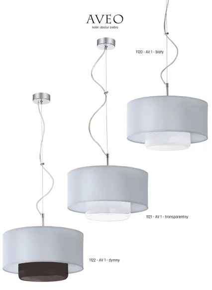 Jupiter - 1122 - Lampada a sospensione AVEO 1xE27/80W/230V