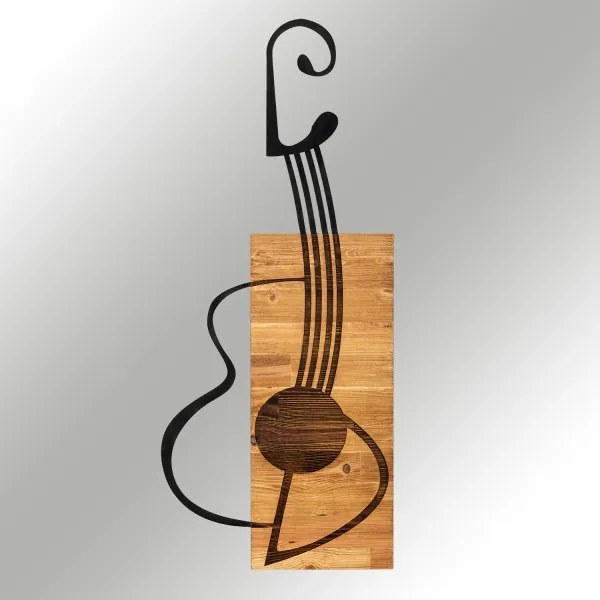 Decorazione da muro 39x93 cm chitarra