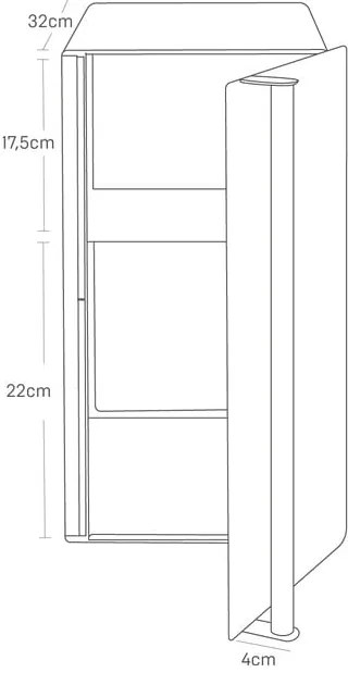 Cassetta per il pane in metallo Tosca - YAMAZAKI