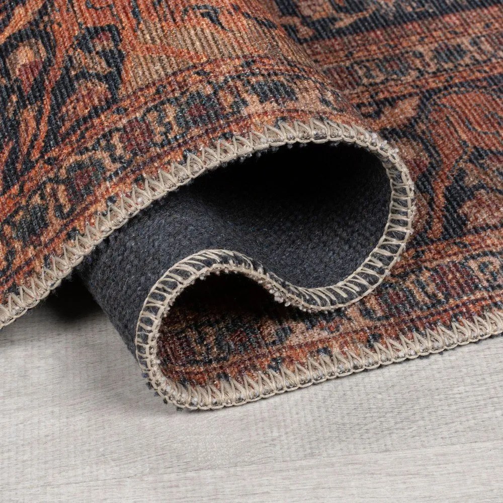 Passatoia burgundy lavabile 60x230 cm Nico Global – Flair Rugs