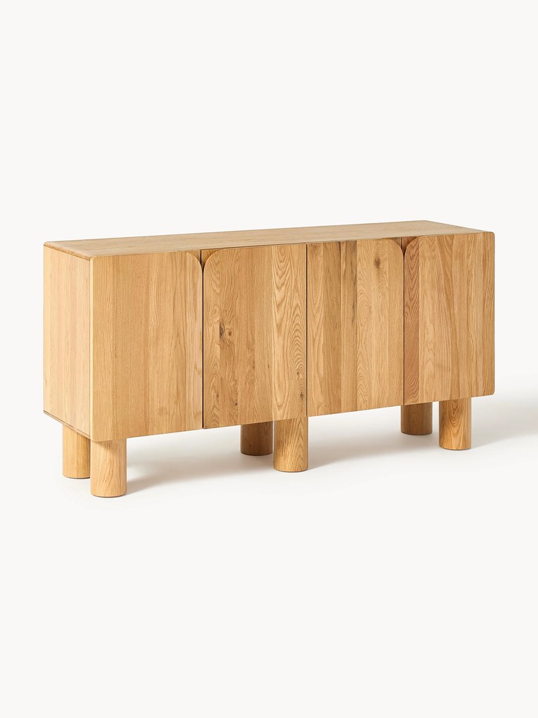 Credenza in legno di quercia Cadi