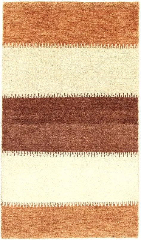 Gabbeh Tappeto orientale 90x160 Beige (Indian) Annodato A Mano