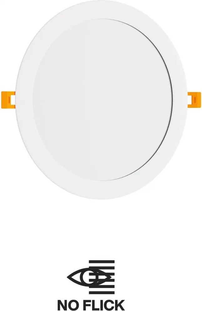 Pannello LED Rotondo 24W 2.400lm Foro Ø225-230mm Osram chip LED Colore Bianco Naturale 4.000K