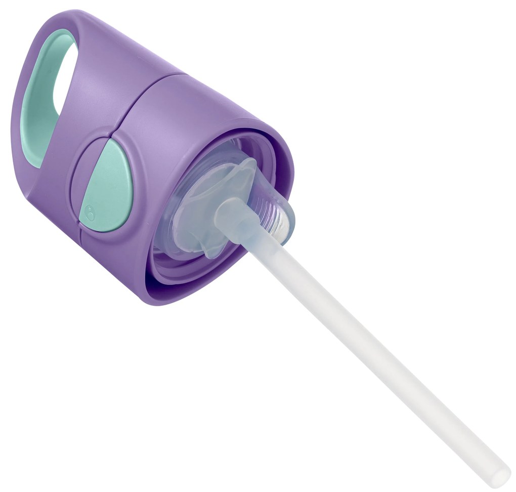 Bottiglia con cannuccia 450 ml – lilac pop