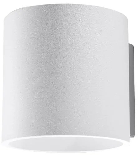 Lampada da parete bianca ø 10 cm Roda – Sollux