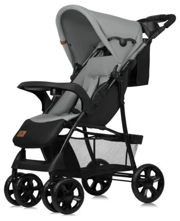 Lionelo - Passeggino EMMA PLUS grigio/nero
