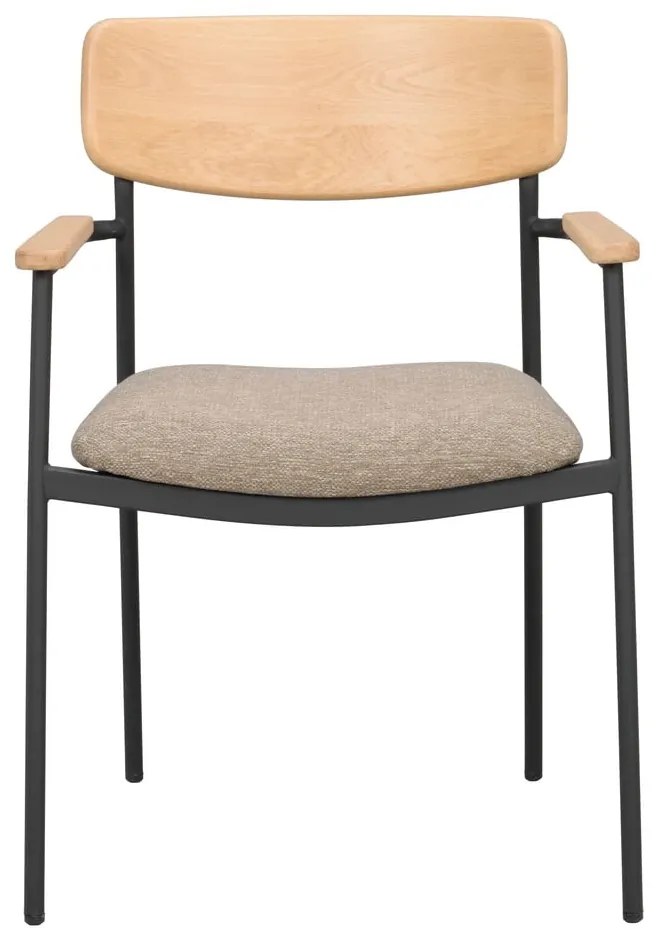 Sedie da pranzo in colore beige-naturale in set da 2 Maymont - Rowico