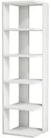 Libreria Corner, Bianco, Truciolare Melaminico, 41,8x41,8x160,8 cm, EPIKASA