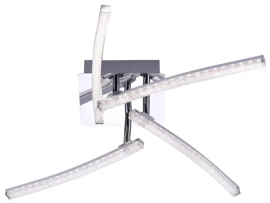 Leuchten Direkt 11291-17 - Lampadario LED da superficie SIMON 4xLED/3W/230V cromo luminoso