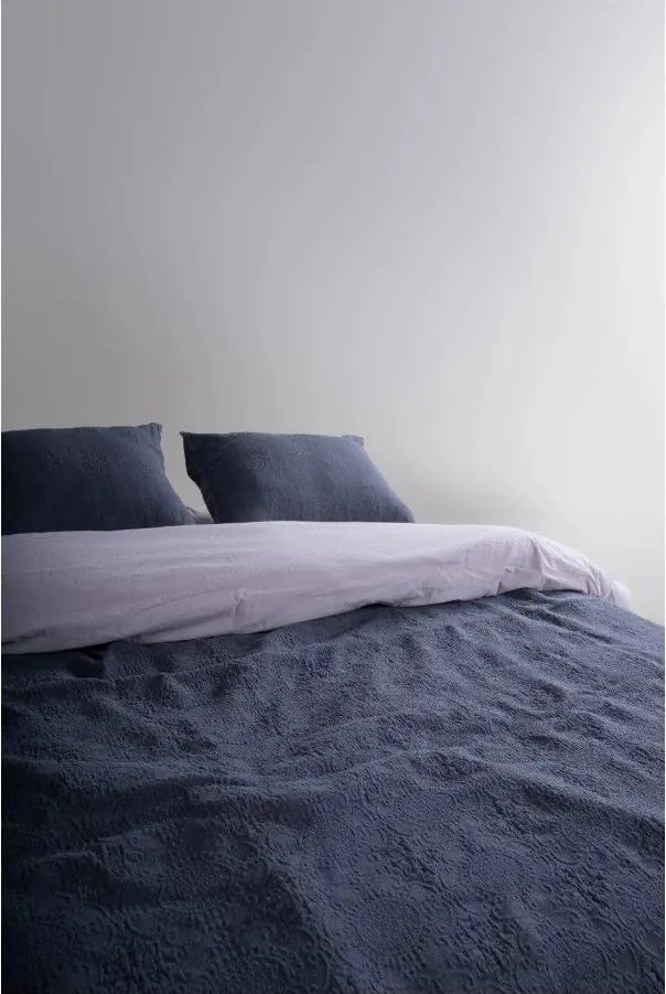 Set con copriletto e federa grigio scuro in jacquard 240x260 cm Jacquard – Mila Home Luxury